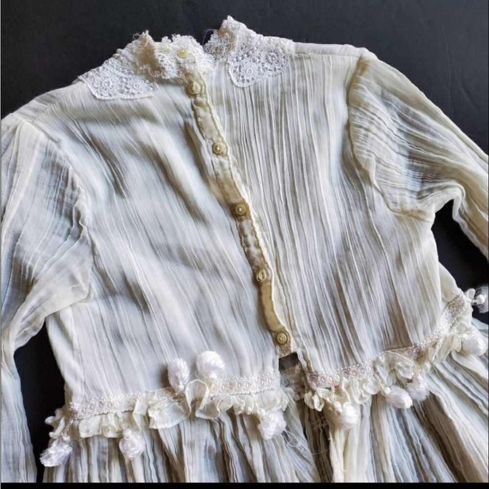Anthropologie White Peasant Blouse - Picture 8 of 10